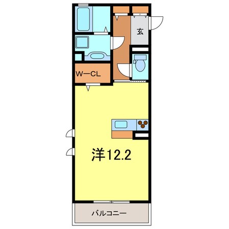 スクエア新富の物件間取画像